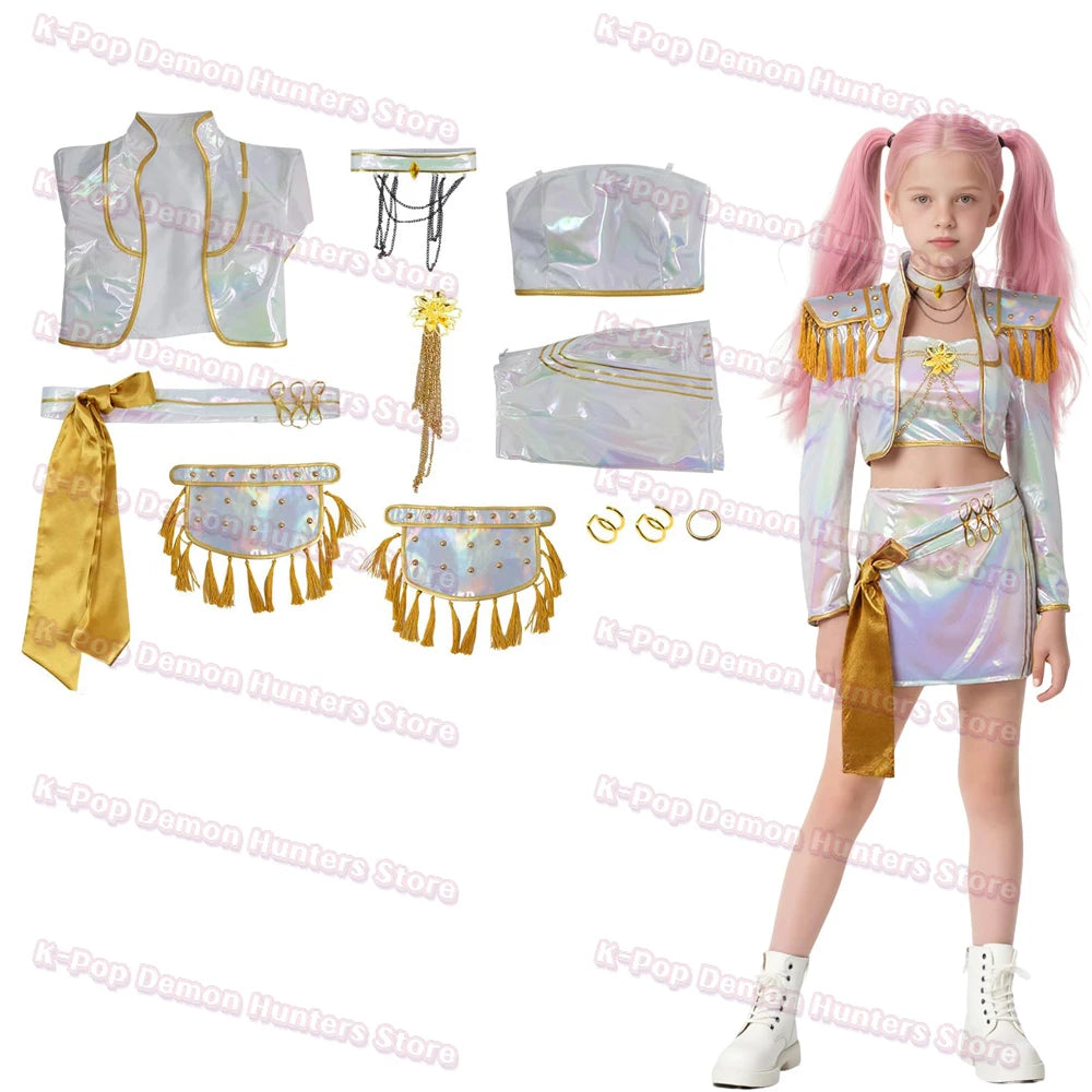 KPop Zoey Cosplay Costume Wig Shoes Black Coat Singing Suit Song-Promotion Costume Women Halloween Party Role Playing Outfit