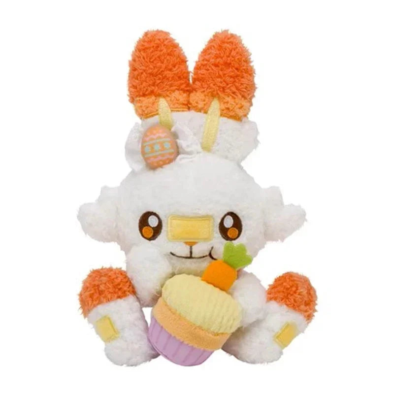 Kawaii Pokemon Pikachu Plush Lovely Scorbunny Pawmi Smoliv Servine Poipole Peluche Cute Toys Hobbies Xmas Gift For Kids