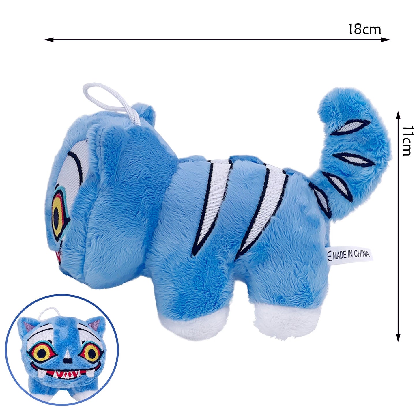 Popular Derpy Tiger Plush Toys Kpop Demon Hunters Plushies Stuffed Doll Soft Cuddly Gifts for Kids Child Birthday Christmas