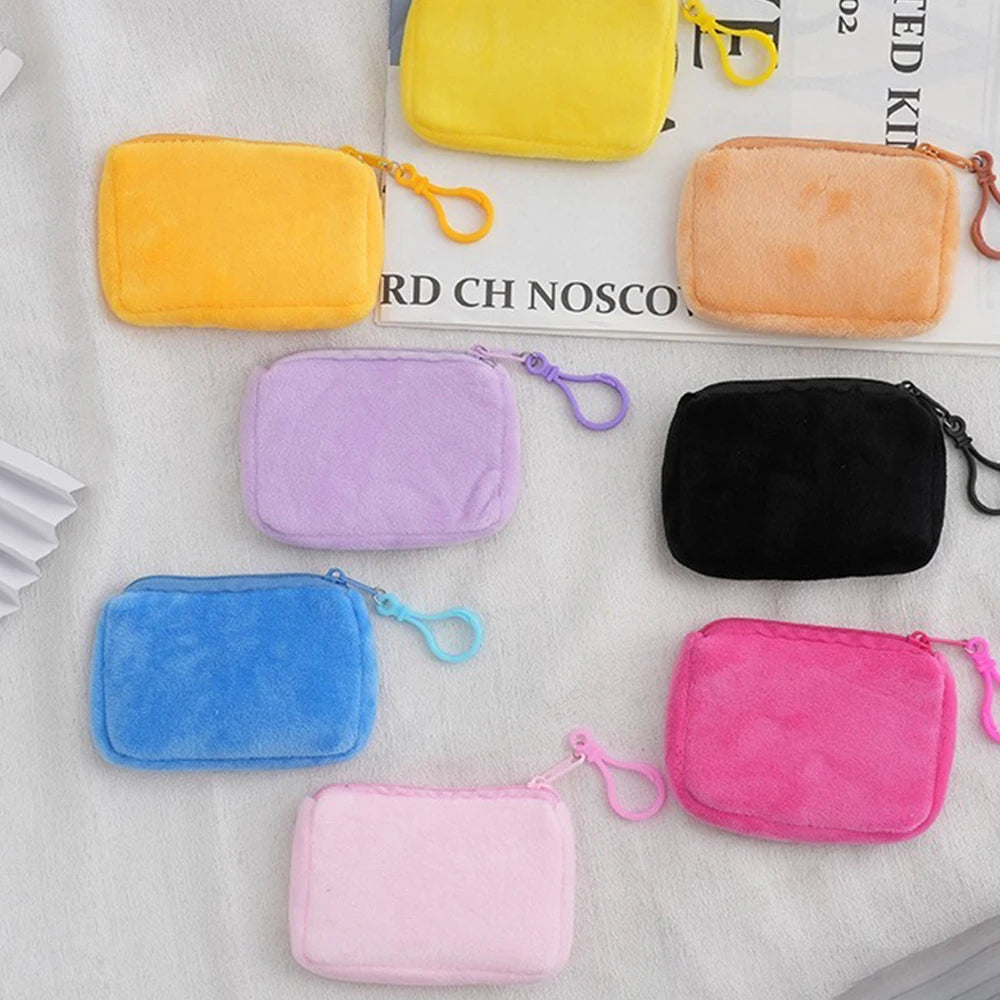 Cinnamoroll Badtz Maru Kuromi Plush Coin Purse Key Case Bag Kids Portable Mini Storage Bag Cute Gifts For Kids Clutch