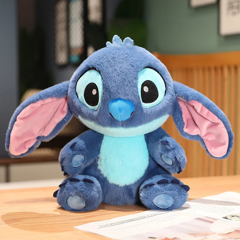 Cute Big Size Lilo & Stitch Couple Models Cartoon Stuffed Plush Anime Stitch Plush Toys Stitch Plushies Pillow Kids Xmas Gift