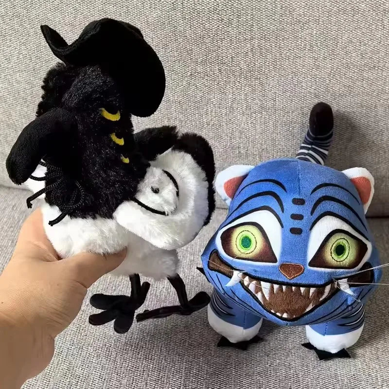 Kpop Demon Hunters Rumi Plush Cute Demon Hunter Saja Boys Plushie Cartoon Tiger/Bird Stuffed Doll Soft Home Decor Toy Kids Gift