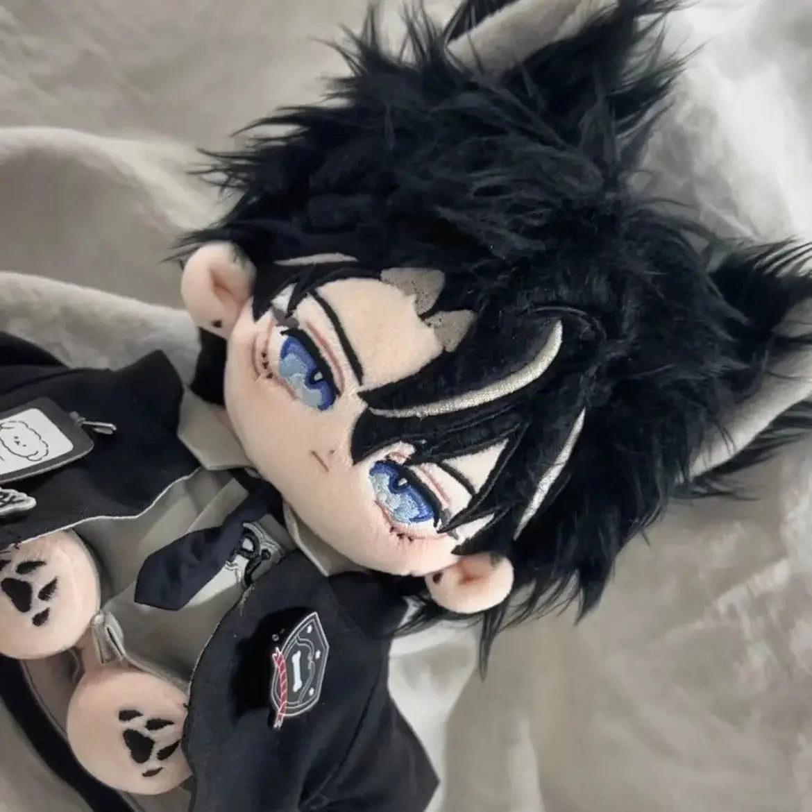 20cm Game Genshin Impact Wriothesley Cartoon Stuffed Plush Toys Cotton Dress-up Doll Children's Fans Adults Collectible Gifts