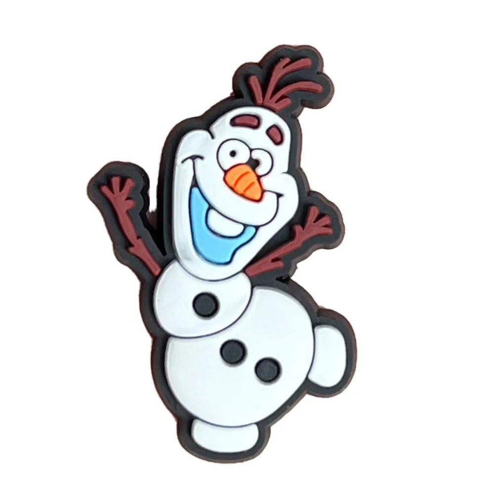 Cartoon MINISO 1PCS Popular Characters Disney Mouse DIY Stitch Funny Bear Shoe Charms Decorate Kids Accessories Boys Party Gifts