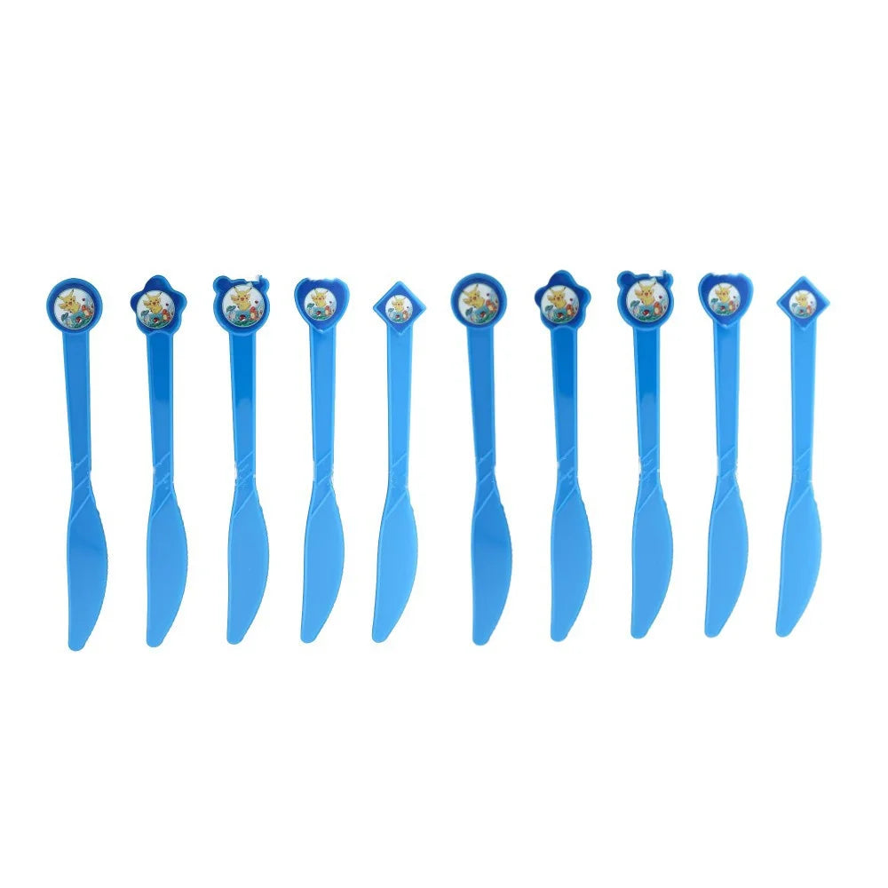 Pokemon Party Theme Disposable Tableware Banner Decor Pikachu Cup Plate Napkin Tablecloth Kids Toy Baby Shower Party Supplies ﻿