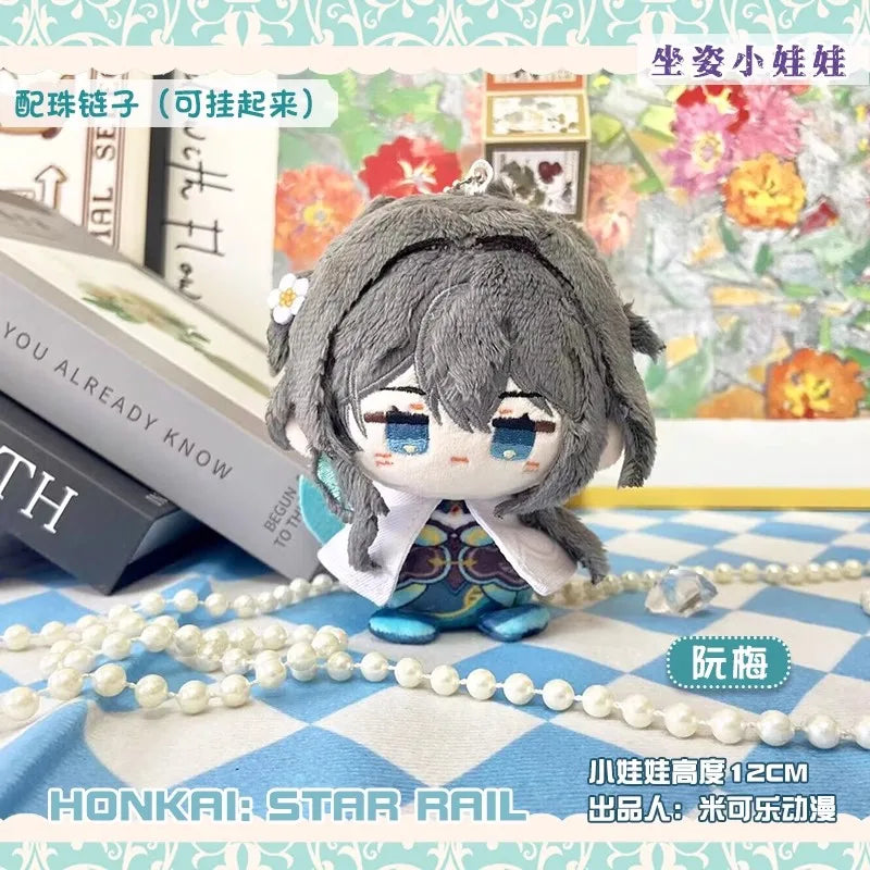 12cm Mini Anime Honkai: Star Rail Plush Doll Huohuo Serval Boothill Topaz Argenti Blade Jing Yuan Kafka boys girls gift Kids toy