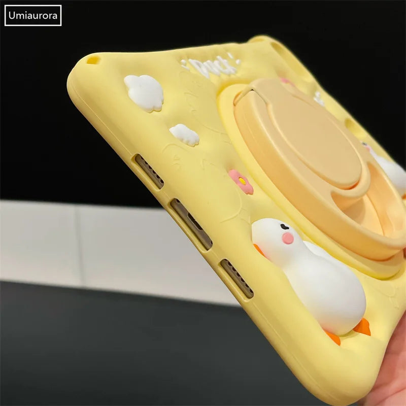 Cartoon Kids Cases For Huawei Matepad Pro 11 10.8 10.4 T10 T10S Mediapad T5 M5 Lite 8.0 10 10.1 Tablet Silicon Cover Stand Funda