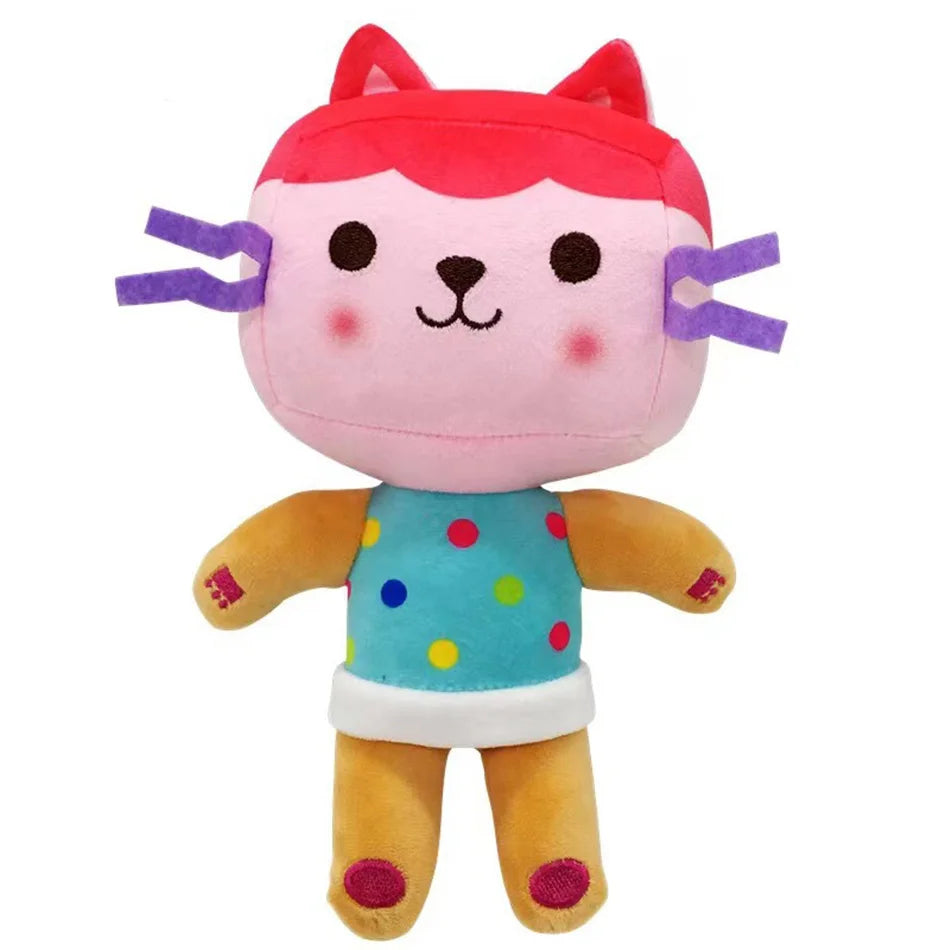 Newest 8 stlyes Gabby Dollhouse Plush Toy Mercat Cartoon Stuffed Animals Mermaid Cat Plushie Doll Kids Birthday Christams Gifts