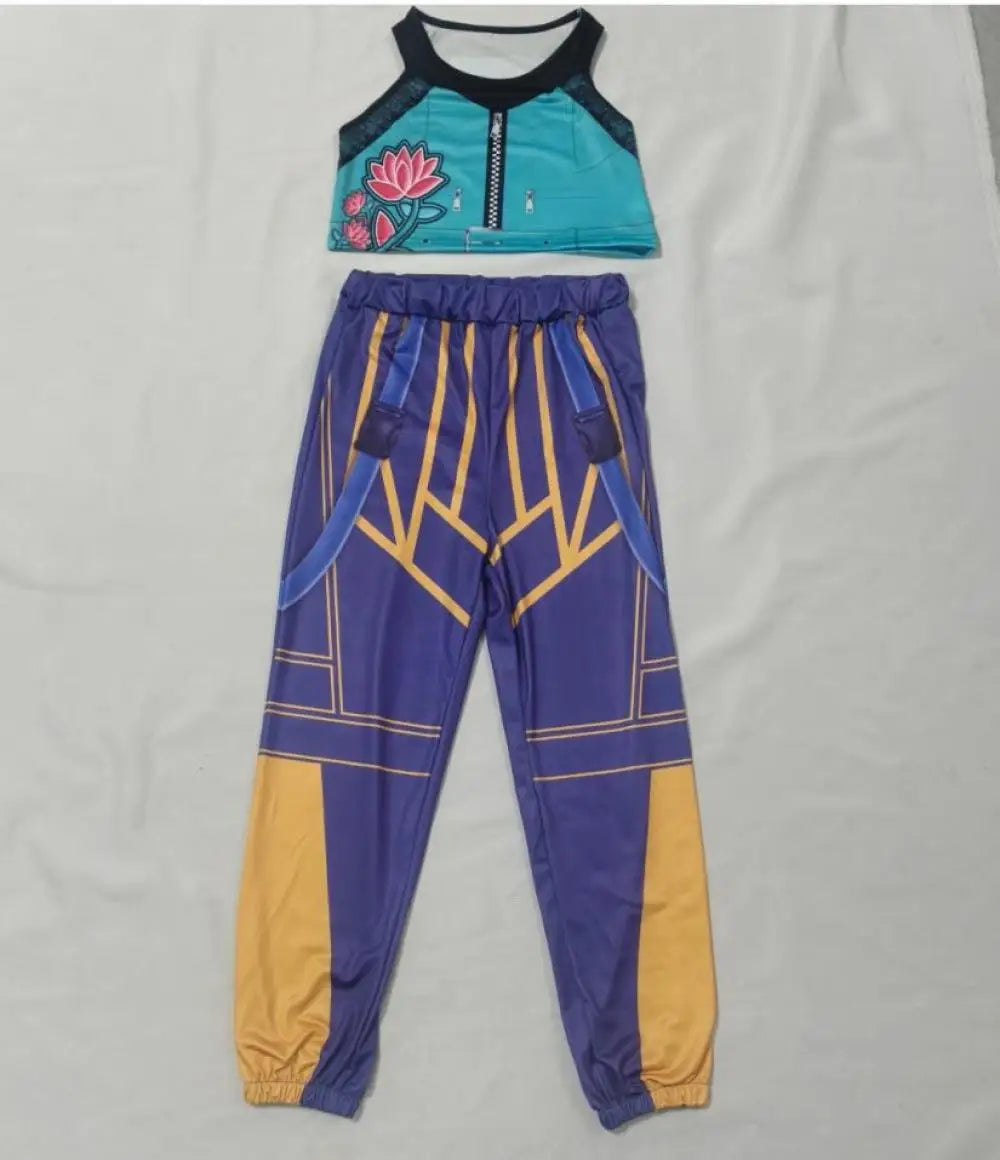 Anime Film Zoey Cosplay Costume Set Girl K-Pop Idol Group Roleplay Clothing Halloween Carnival Stage Performance Clothes Outfits