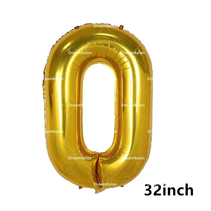 Blippiing Foil Balloon Happy Birthday Banner Decoration Party Supplies Backdrop Cake Toppers Disposable Tableware Latex Ballons