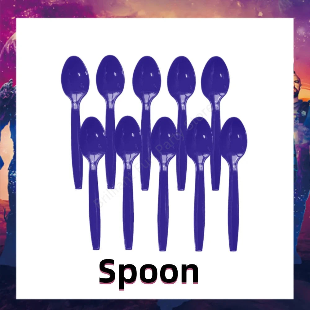 New Guardians of the Galaxy Party Decoration Disposable Tableware Balloons Superhero Baby Shower Kids Birthday Party Supplies