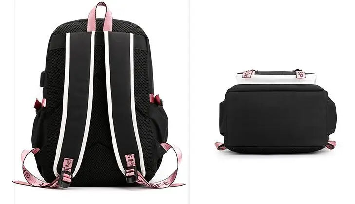 School Backpack for Kids Teenager Kawaii Capybara Schoolbag Girls Boys Children Backpack Teenager Bagpack Usb Charging Bookbag