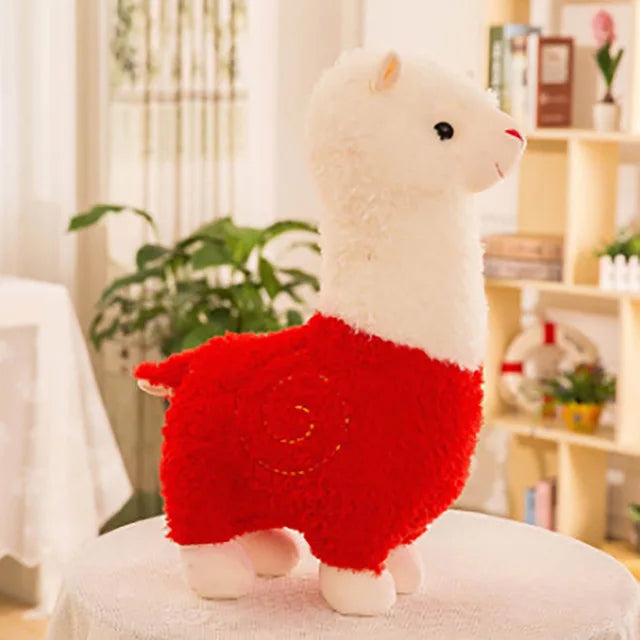 25cm Lovely Small Alpaca Plush Toy Stuffed Animal 5 Colors New Soft Sheep Doll Home Decor Kids Girl Birthday Christmas Gift