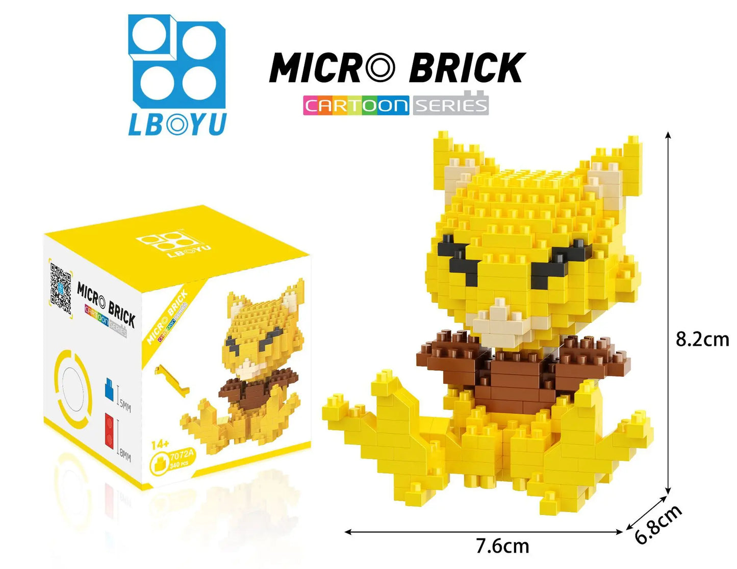 LNO Pokemon Raichu Pichu Kawaii Marowak Mini Blocks Gengar Jynx Diamond Blocks Kids Building Brick DIY Model Educational Toys