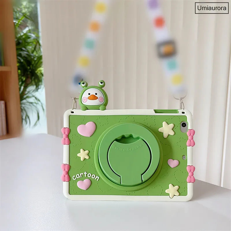 Cartoon Kids Cases For Huawei Matepad Pro 11 10.8 10.4 T10 T10S Mediapad T5 M5 Lite 8.0 10 10.1 Tablet Silicon Cover Stand Funda