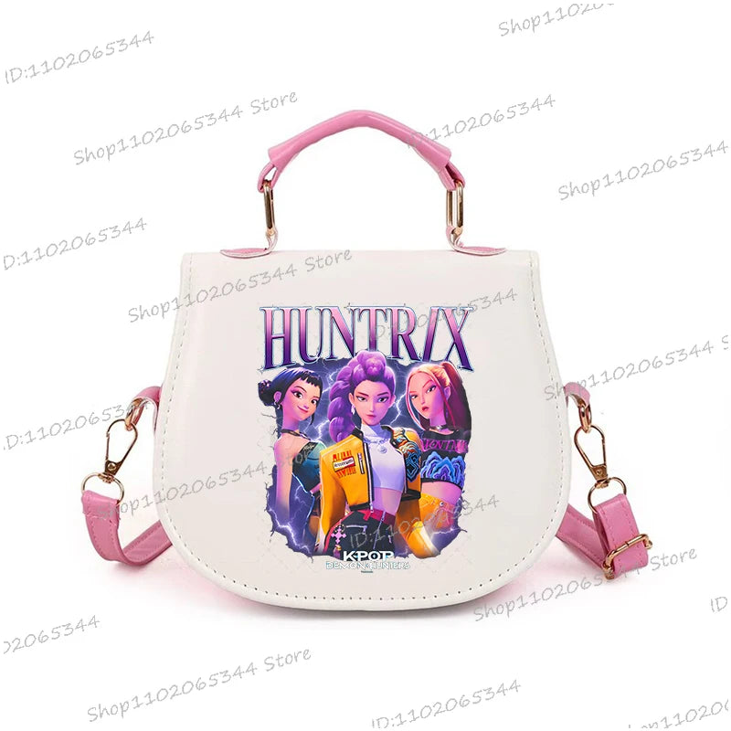 2025 Kpop Demon Hunters Anime Women's Designer Underarm Handbag Fashion Anime Movie High Quality Girls Tote Crossbody Bags