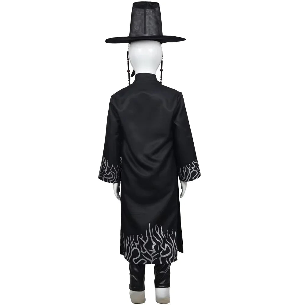 Kids Cosplay Suit Boys Cartoon Anime Stage Performance Costume Halloween Group Singing Party Clothing