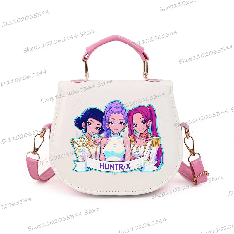 2025 Kpop Demon Hunters Anime Women's Designer Underarm Handbag Fashion Anime Movie High Quality Girls Tote Crossbody Bags