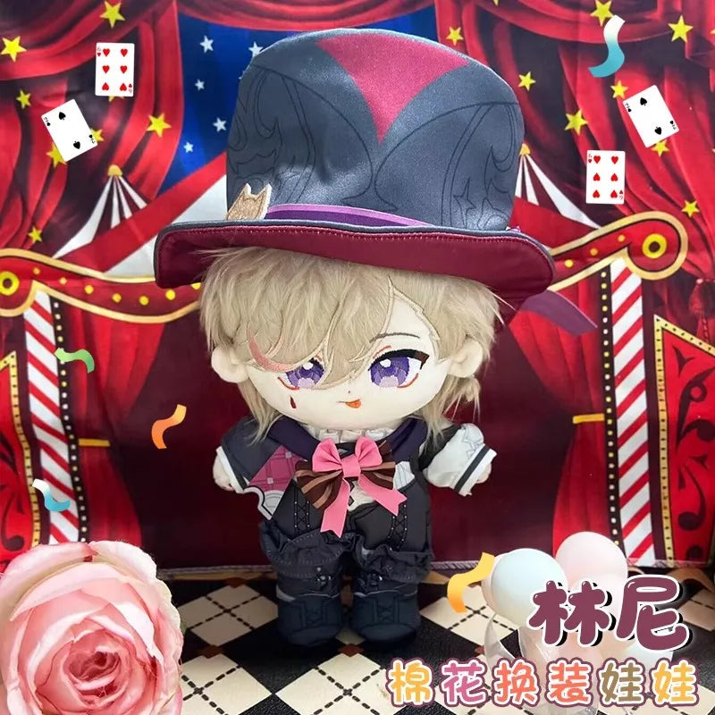 Anime Genshin Impact Plush Wanderer Kinich Scaramouche Xiao Venti Cotton changing doll Stuffed Animals Kids toy gifts Clothing