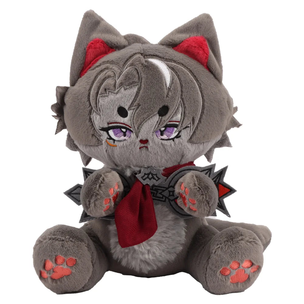 Genshin Impact Plush Toys Around Game Characters Neuvillette Meow Plush Exquisite Stuffed Toy Kids' Doll Halloween Creative Gift