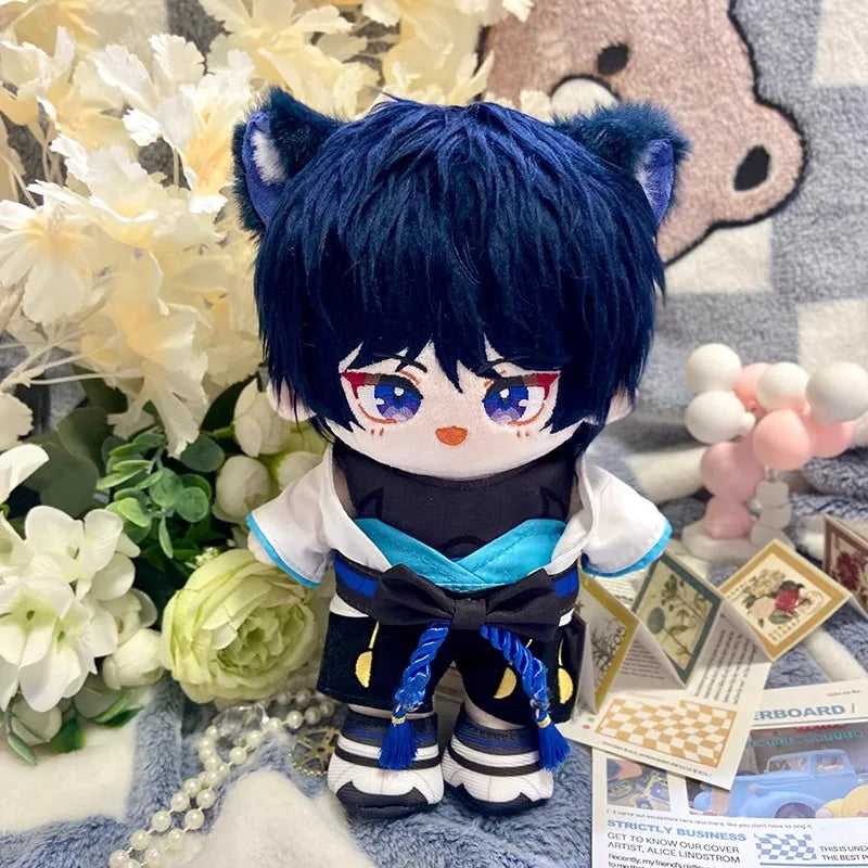 Anime Genshin Impact Plush Wanderer Kinich Scaramouche Xiao Venti Cotton changing doll Stuffed Animals Kids toy gifts Clothing