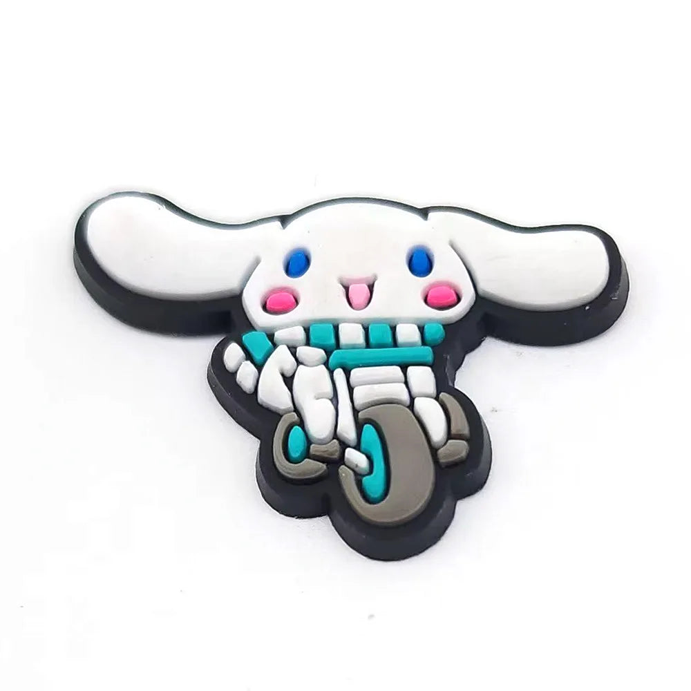 MINISO Hello Kitty Sanrio cartoon 1pcs cute shoe charms Accessories buckle clogs sandals pin decorate kids girls gift