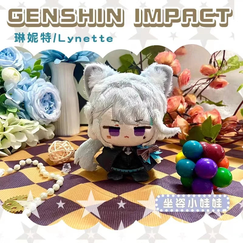 Genshin Impact Plush Wriothesley Neuvillette Kaveh Xiao Furina Lyney Arlecchino Gaming Tighnari Dolls Bag Pendant Keychain Gift