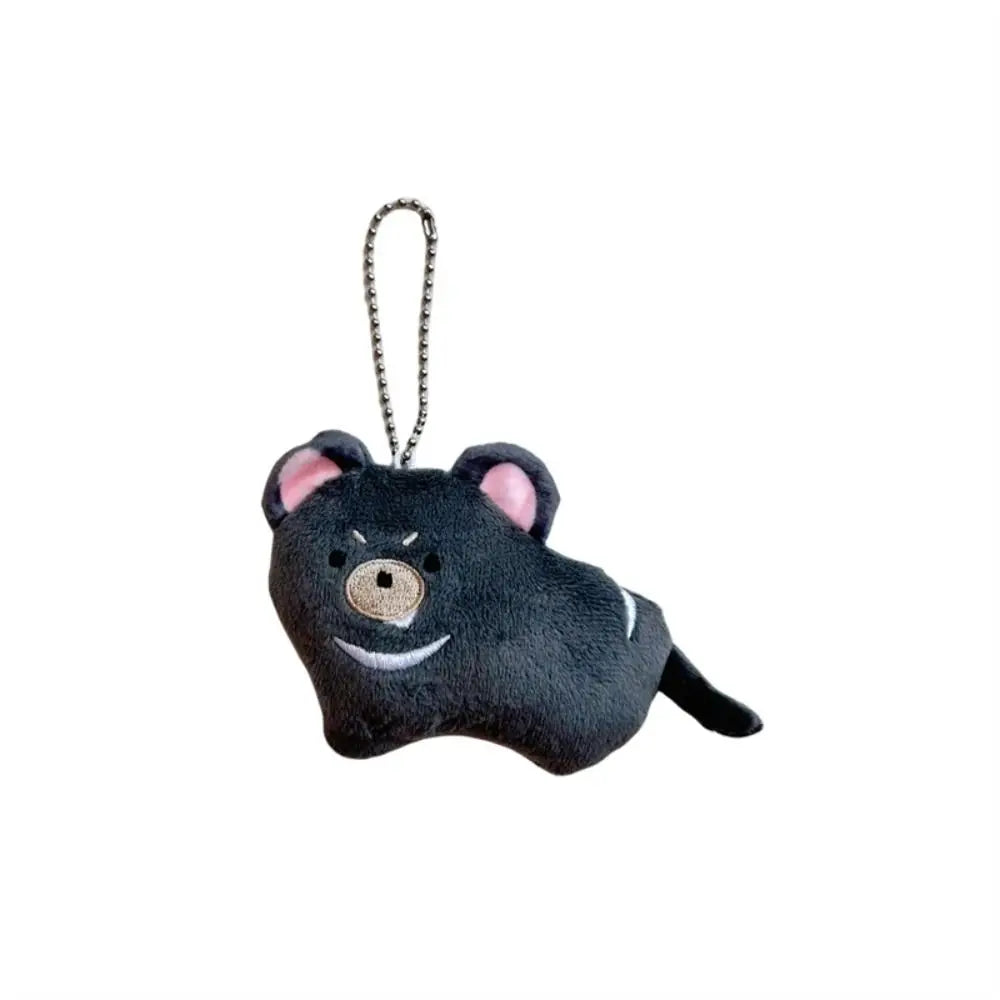 Cartoon Red Panda Plush Keyring Plush Stuffed Toys Pulling Tail Panda Plush Pendant Cute Animal Red Panda Plushies Pendant Kids