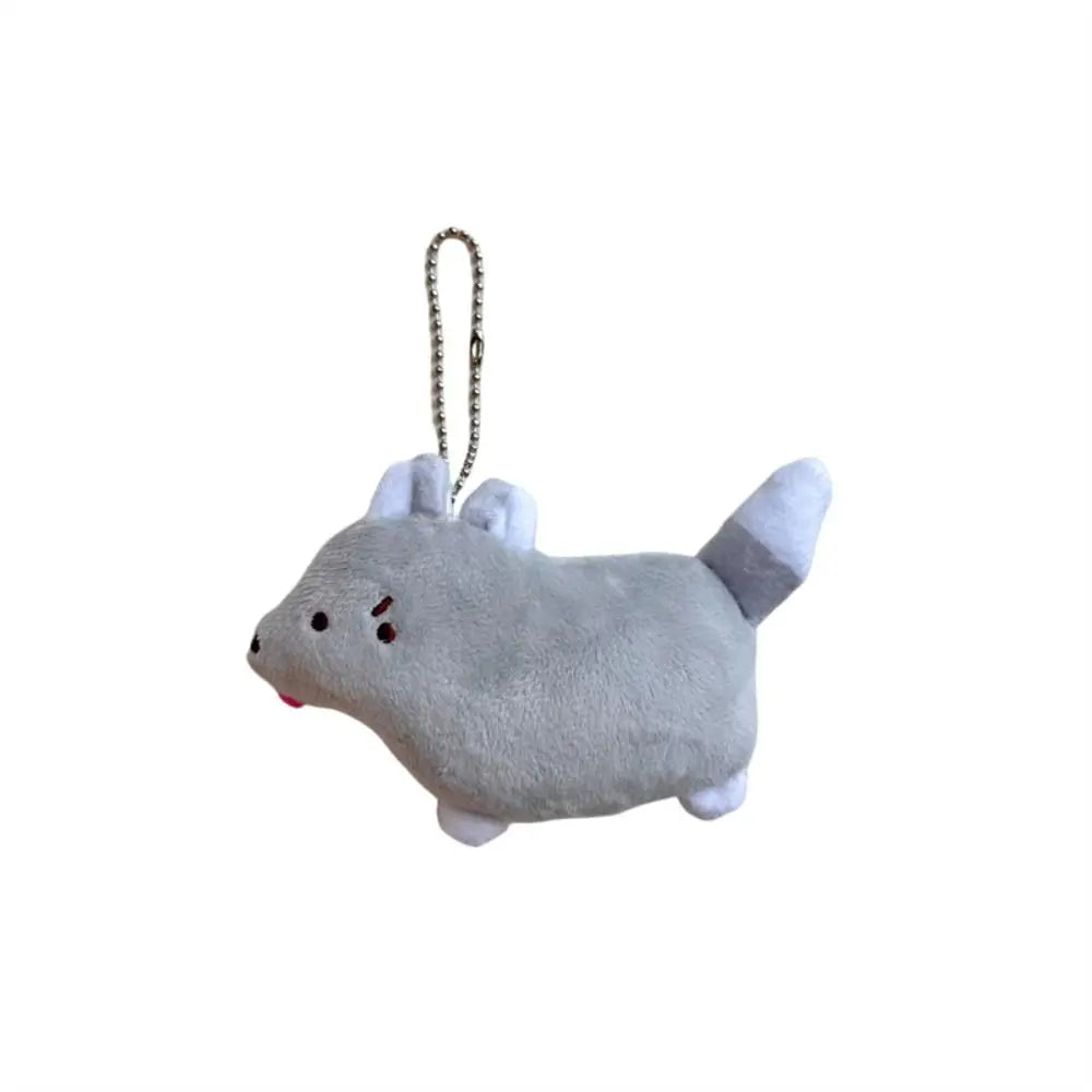 Cartoon Red Panda Plush Keyring Plush Stuffed Toys Pulling Tail Panda Plush Pendant Cute Animal Red Panda Plushies Pendant Kids