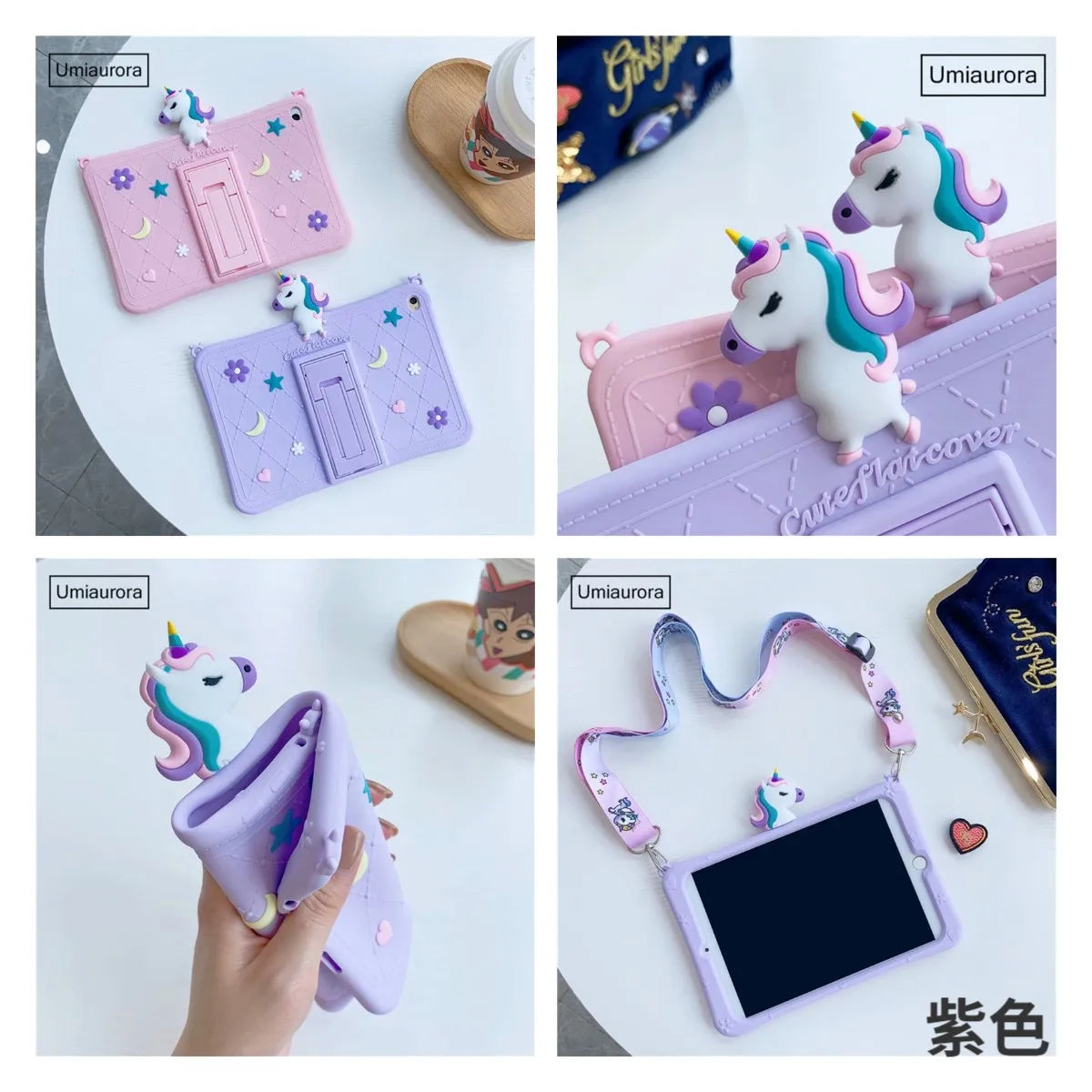 Cartoon Kids Cases For Huawei Matepad Pro 11 10.8 10.4 T10 T10S Mediapad T5 M5 Lite 8.0 10 10.1 Tablet Silicon Cover Stand Funda