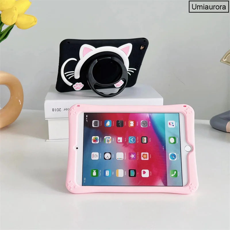 Cartoon Kids Cases For Huawei Matepad Pro 11 10.8 10.4 T10 T10S Mediapad T5 M5 Lite 8.0 10 10.1 Tablet Silicon Cover Stand Funda