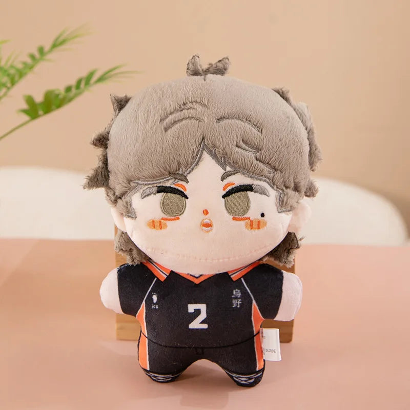 20cm Kawaii Haikyuu Plush Toy Volleyball Stuffed Anime Doll Hinata Shoyo Tobio Kageyama Yu Nishinoya for Fans Kids Birthday Gift