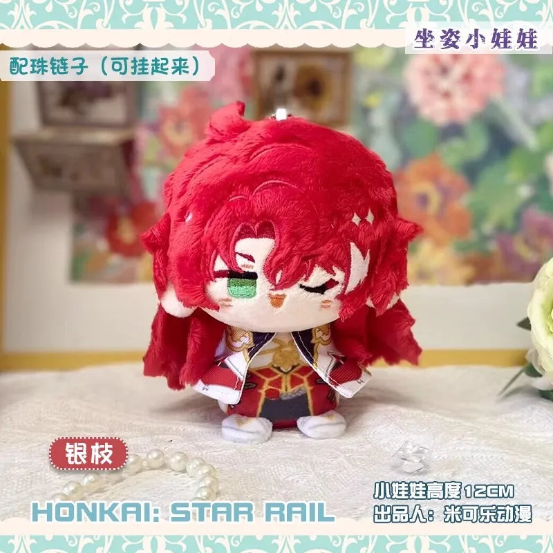 12cm Mini Anime Honkai: Star Rail Plush Doll Huohuo Serval Boothill Topaz Argenti Blade Jing Yuan Kafka boys girls gift Kids toy