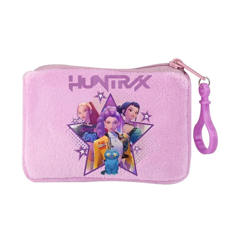 KPop Demon Hunters Party Favors Coin Purse Boy Cartoon Small Wallet Portable Cute Change Storage Bag Women Girl Birthday Gift