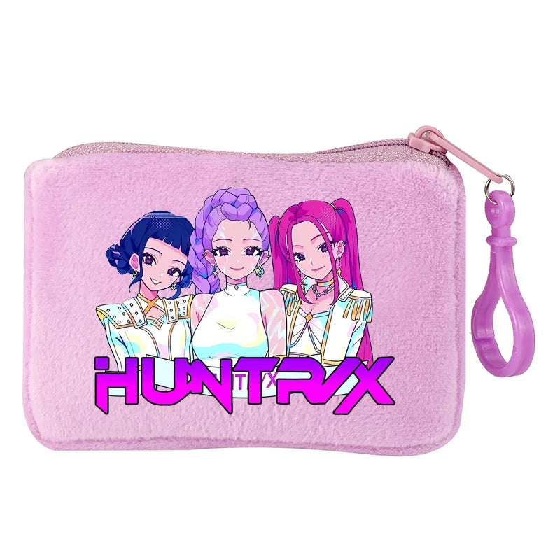 KPop Demon Hunters Party Favors Coin Purse Boy Cartoon Small Wallet Portable Cute Change Storage Bag Women Girl Birthday Gift