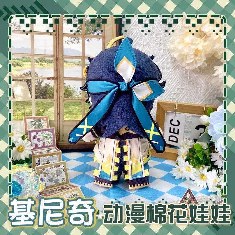Anime Genshin Impact Plush Wanderer Kinich Scaramouche Xiao Venti Cotton changing doll Stuffed Animals Kids toy gifts Clothing