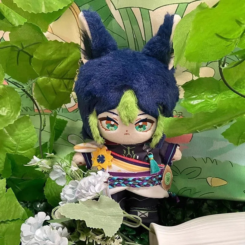 Anime Genshin Impact Plush Wanderer Kinich Scaramouche Xiao Venti Cotton changing doll Stuffed Animals Kids toy gifts Clothing
