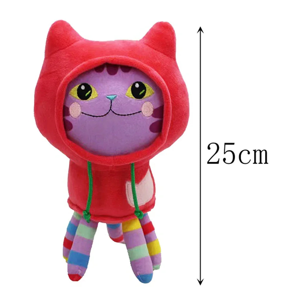 Newest 10 stlyes Gabby Dollhouse Plush Toy Mercat Cartoon Stuffed Animals Mermaid Cat Plushie Doll Kids Birthday Christams Gifts
