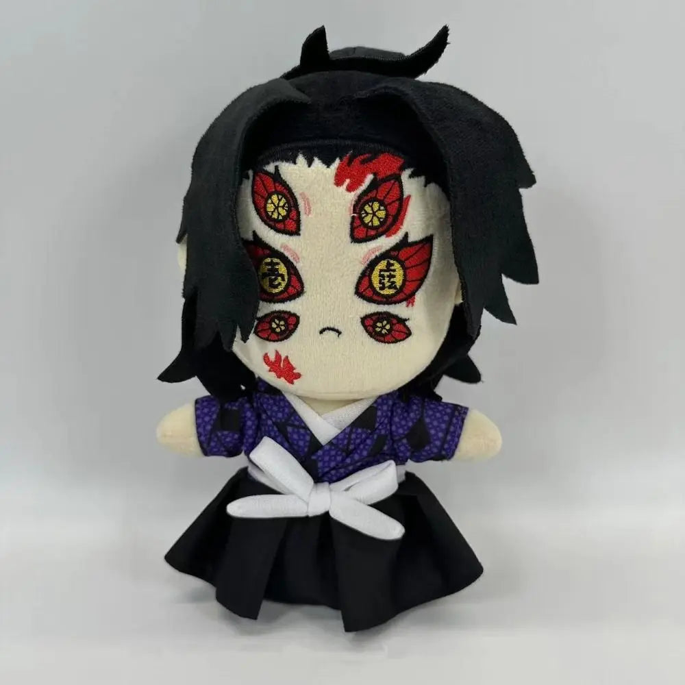 Demon Slayer Plush Doll Anime Peripheral Home Decor Stuffed Tsugikuni Yoriichi 22cm Cosplay Kokushibou Akaza Doll Kids Toy Gifts