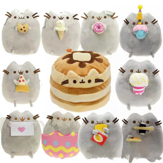 15CM Cute Simulated Cat Doll Plush Toy Stuffed Soft Animal Plush white Gray Kitten Pillow Kids Girls Birthday Gift Pet Toys Deco