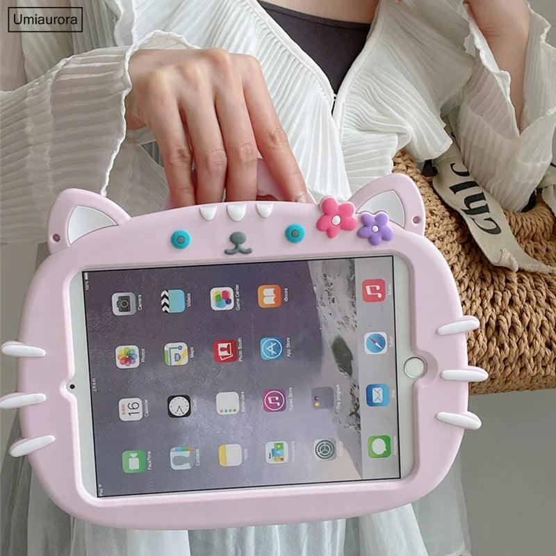 Cartoon Kids Cases For Huawei Matepad Pro 11 10.8 10.4 T10 T10S Mediapad T5 M5 Lite 8.0 10 10.1 Tablet Silicon Cover Stand Funda