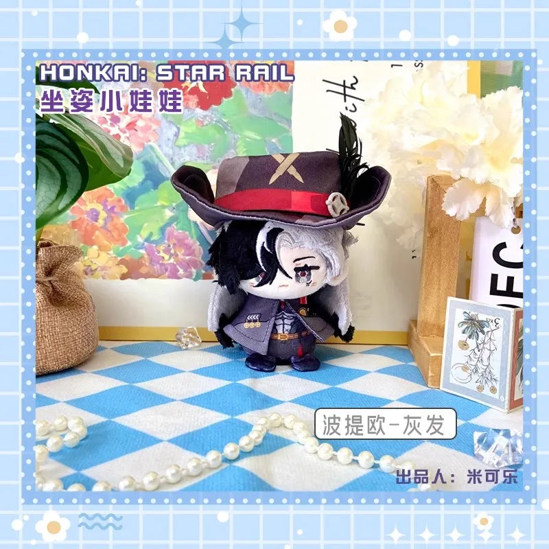 12cm Mini Anime Honkai: Star Rail Plush Doll Huohuo Serval Boothill Topaz Argenti Blade Jing Yuan Kafka boys girls gift Kids toy
