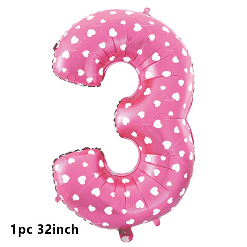 My Little Pony Foil Balloon Happy Birthday Latex Ballon Banner Party Decoration Cake Topper Supplies Backdrop Disposable Kid Toy