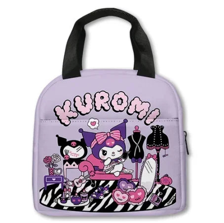 Backpack Kuromi Backpack PencilBag Student Primary and Middle kawaii Cartoon SchoolBag Mochila Birthday Gift For Girls Kids Boys