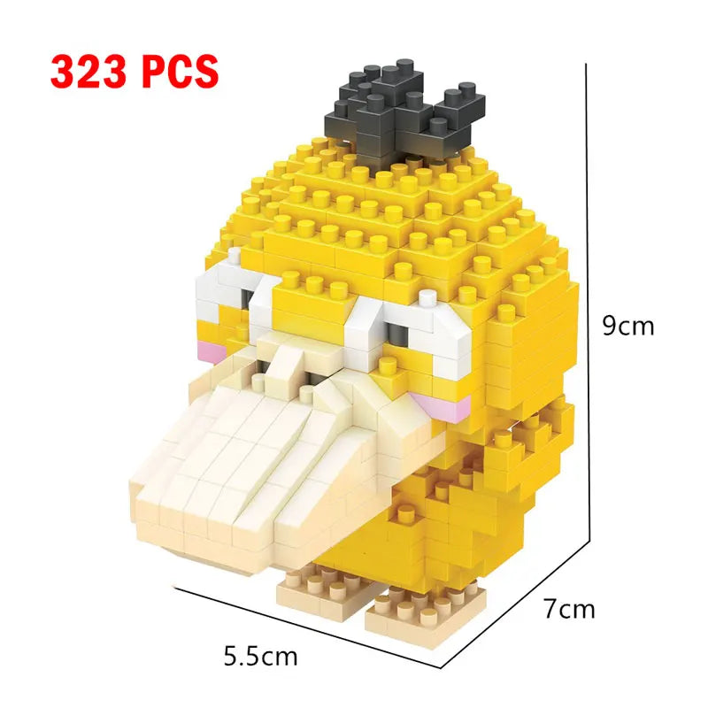 Pokemon Small Building Pokemon Nanoblock Cartoon Pikachu Animal Model Education Game Graphics Pokemon Toys For Kids Birthday