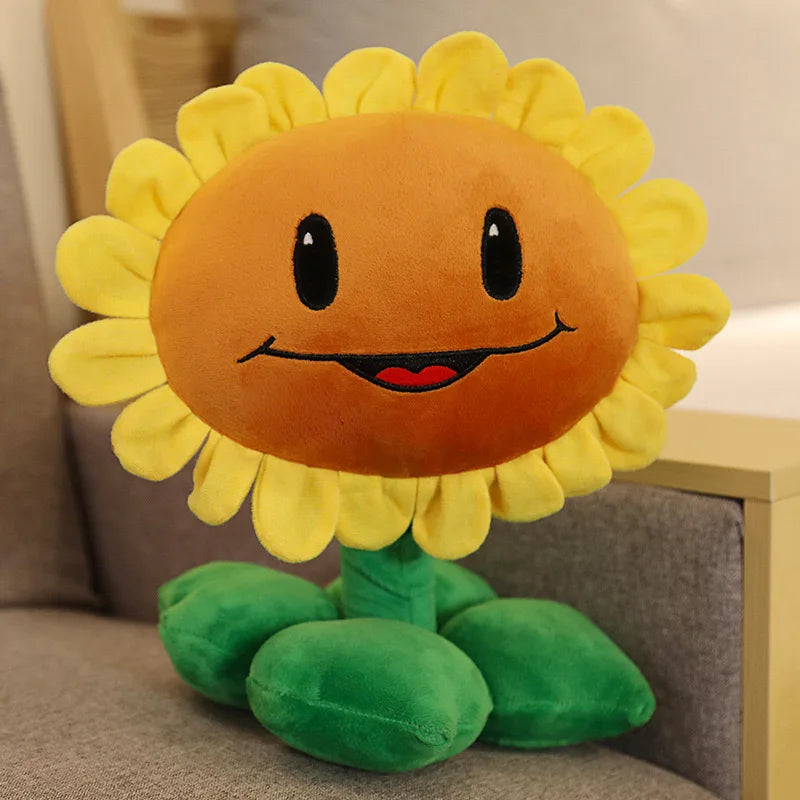 Plants Vs Zombies Stuffed Toys Sunflower WallNut  Peashooter Cherry Bomb Potato Mine Chomper Plush Dolls Birthday Gifts For Kids