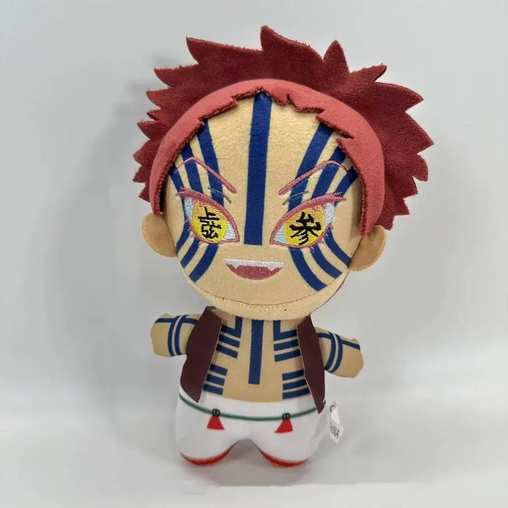 Demon Slayer Plush Doll Anime Peripheral Home Decor Stuffed Tsugikuni Yoriichi 22cm Cosplay Kokushibou Akaza Doll Kids Toy Gifts
