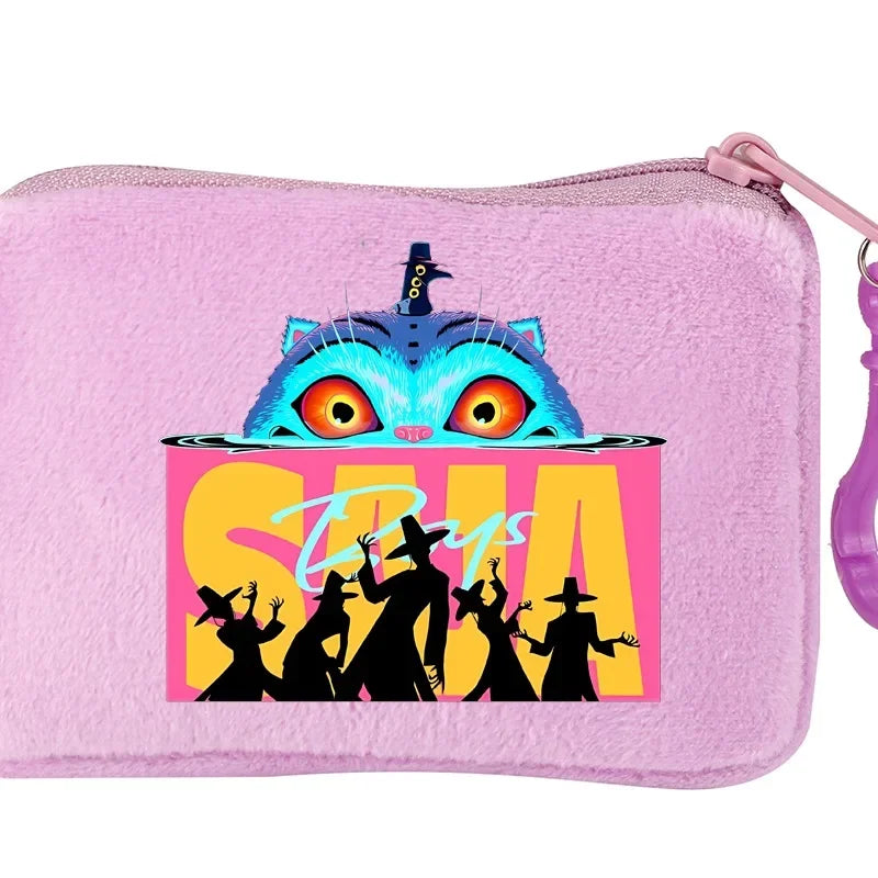 KPop Demon Hunters Party Favors Coin Purse Boy Cartoon Small Wallet Portable Cute Change Storage Bag Women Girl Birthday Gift