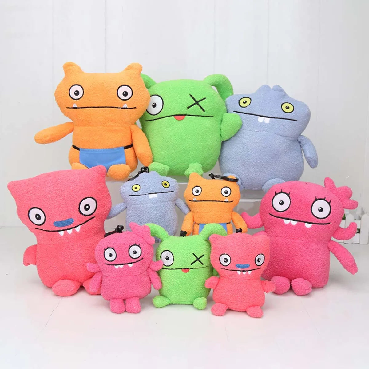12cm Uglydoll Plush Toys Pendant,18cm Cute Funny Stuffed Animal Toys,Plush Keychain Keyring Dolls,Personal Decoration,Kids Gift