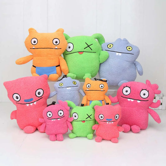 12cm Uglydoll Plush Toys Pendant,18cm Cute Funny Stuffed Animal Toys,Plush Keychain Keyring Dolls,Personal Decoration,Kids Gift